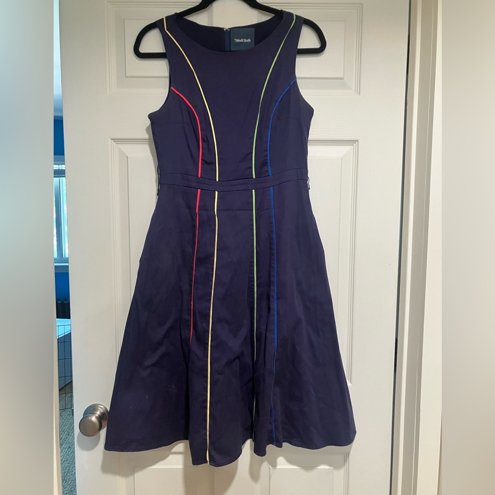 Rainbow ModCloth Dress with pockets